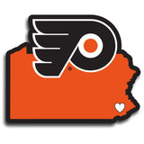 Philadelphia Flyers Home State Decal - Philadelphia Flyers - Flyclothing LLC
