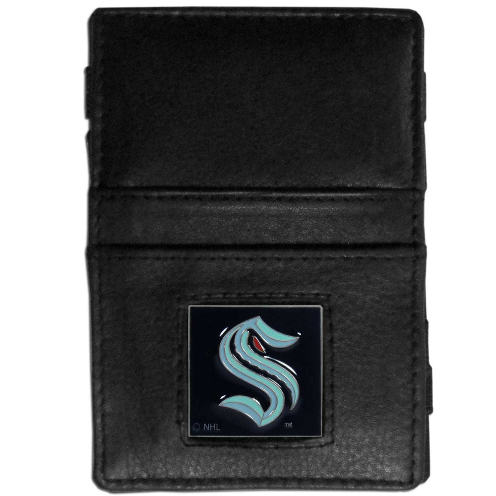 Seattle Kraken Leather Jacob's Ladder Wallet - Seattle Kraken - Flyclothing LLC
