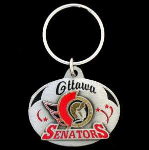 Ottawa Senators Carved Metal Key Chain - Ottawa Senators - Flyclothing LLC