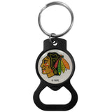 Chicago Blackhawks® Bottle Opener Key Chain, Black - Chicago Blackhawks - Flyclothing LLC