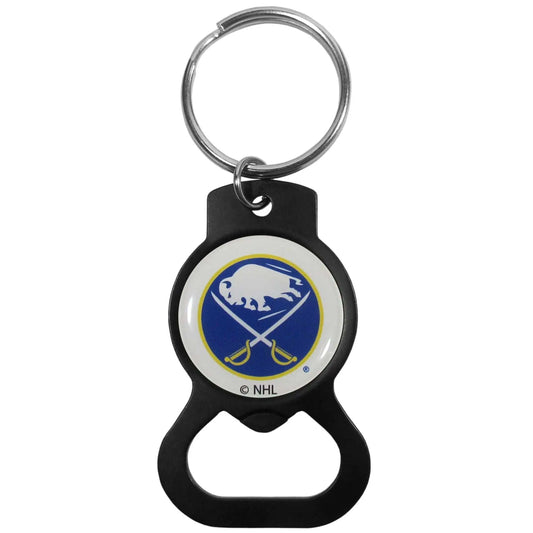 Buffalo Sabres® Bottle Opener Key Chain, Black - Buffalo Sabres - Flyclothing LLC