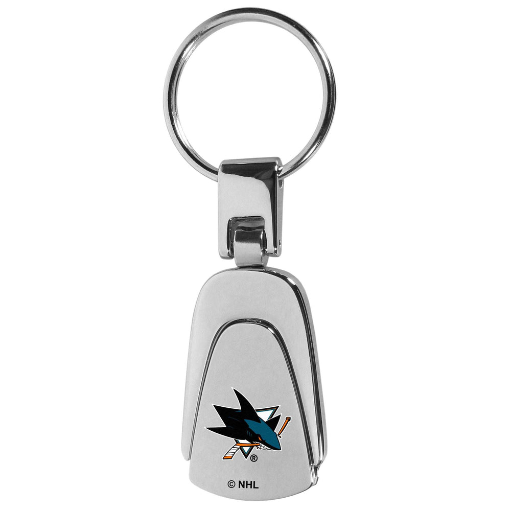 San Jose Sharks Steel Teardop Key Chain - San Jose Sharks - Flyclothing LLC