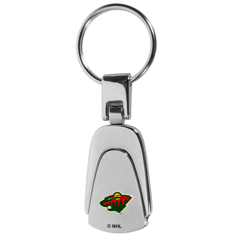 Minnesota Wild Steel Teardop Key Chain - Minnesota Wild - Flyclothing LLC