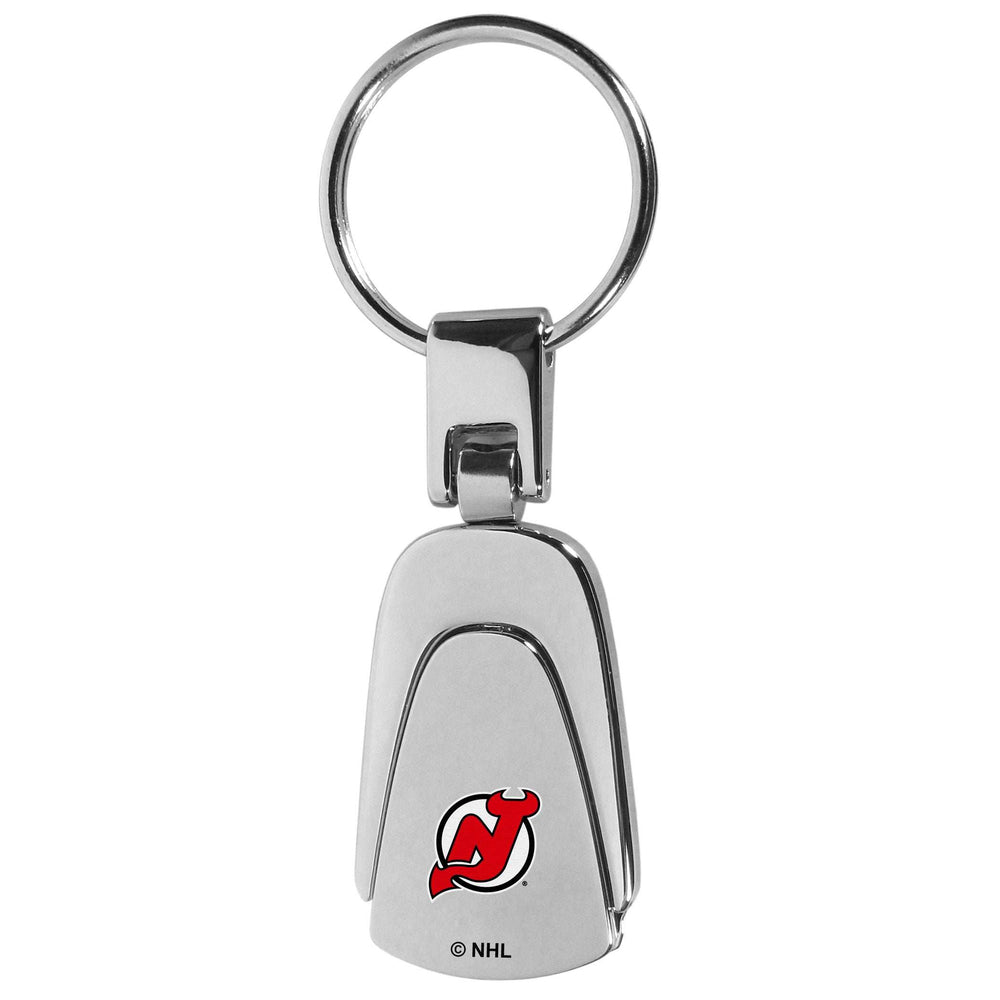 New Jersey Devils Steel Teardop Key Chain - New Jersey Devils - Flyclothing LLC