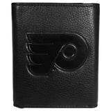 Philadelphia Flyers Embossed Leather Tri-fold Wallet - Philadelphia Flyers - Flyclothing LLC