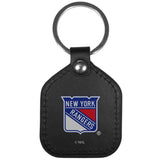 New York Rangers Leather Square Key Chains - New York Rangers - Flyclothing LLC