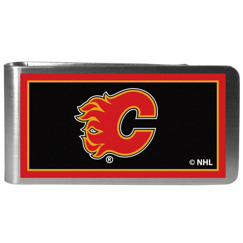 Calgary Flames Logo Money Clips - Calgary Flames - Flyclothing LLC