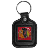 Chicago Blackhawks Square Leatherette Key Chain - Chicago Blackhawks - Flyclothing LLC