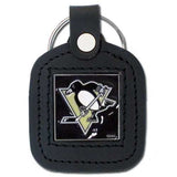 Pittsburgh Penguins Square Leatherette Key Chain - Pittsburgh Penguins - Flyclothing LLC