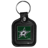 Dallas Stars Square Leatherette Key Chain - Dallas Stars - Flyclothing LLC