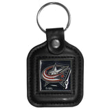 Columbus Blue Jackets Square Leatherette Key Chain - Columbus Blue Jackets - Flyclothing LLC