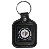 Winnipeg Jets Square Leatherette Key Chain - Winnipeg Jets - Flyclothing LLC