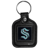 Seattle Kraken Square Leather Key Chain - Seattle Kraken - Flyclothing LLC