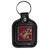 Arizona Coyotes Square Leatherette Key Chain - Arizona Coyotes - Flyclothing LLC