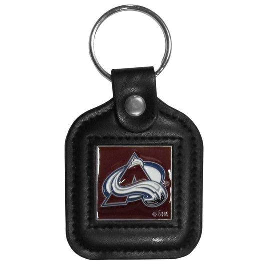 Colorado Avalanche Square Leatherette Key Chain - Colorado Avalanche - Flyclothing LLC