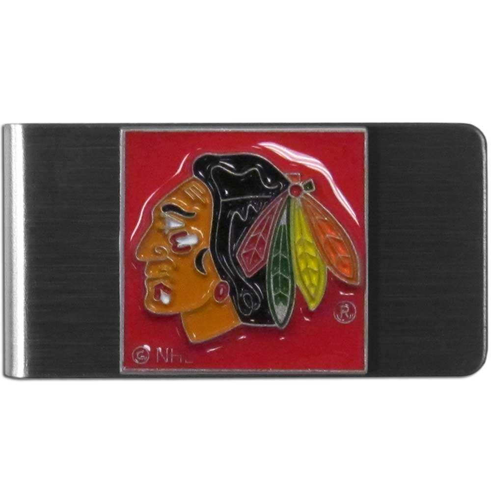 Chicago Blackhawks Steel Money Clip - Chicago Blackhawks - Flyclothing LLC