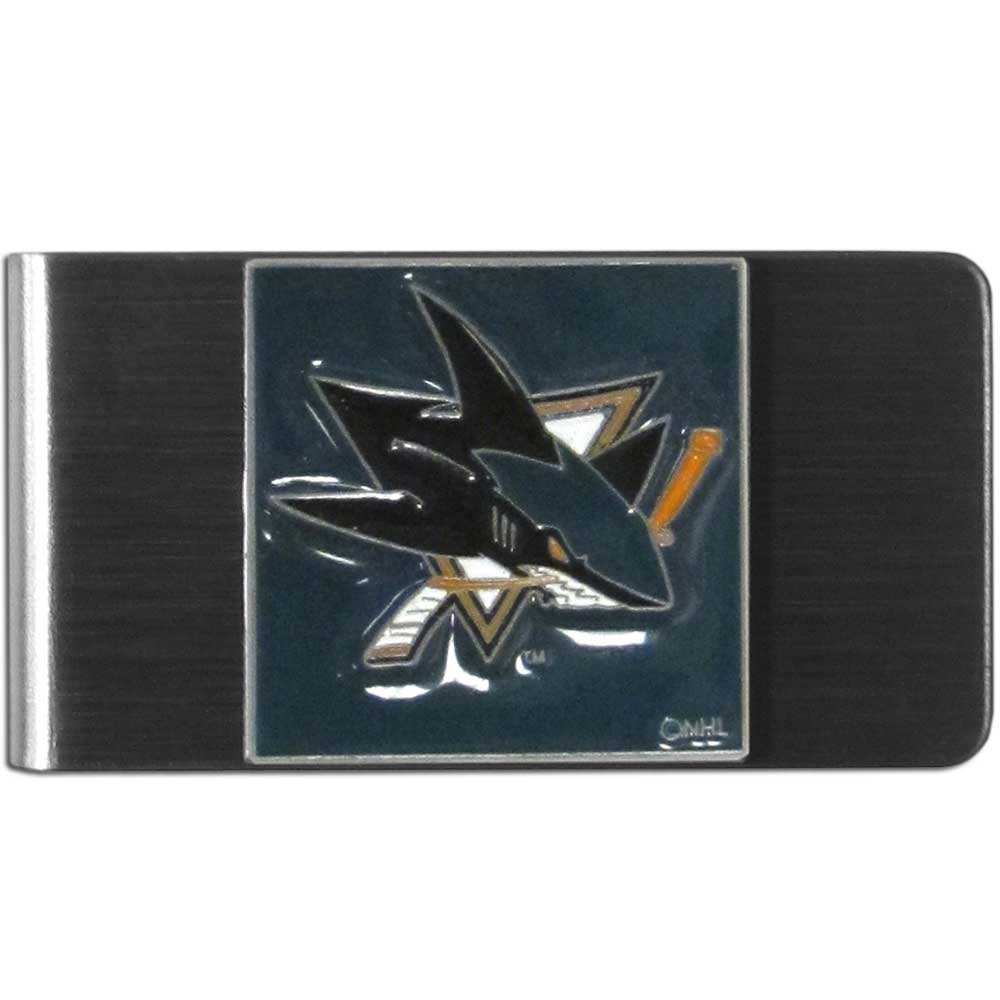 San Jose Sharks Steel Money Clip - San Jose Sharks - Flyclothing LLC