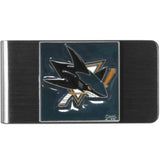 San Jose Sharks Steel Money Clip - San Jose Sharks - Flyclothing LLC
