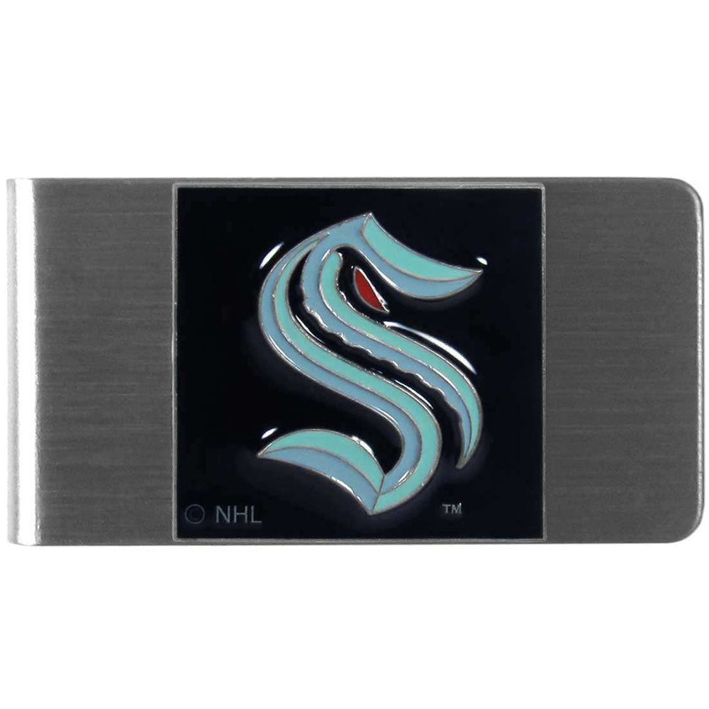 Seattle Kraken Steel Money Clip - Seattle Kraken - Flyclothing LLC