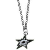 Dallas Stars Chain Necklace with Small Charm - Dallas Stars - Flyclothing LLC