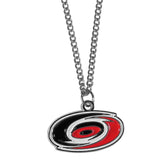 Carolina Hurricanes Chain Necklace with Small Charm - Carolina Hurricanes - Flyclothing LLC