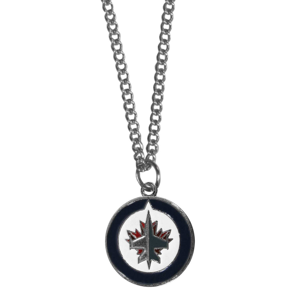 Winnipeg Jets Chain Necklace with Small Charm - Winnipeg Jets - Flyclothing LLC