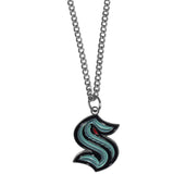 Seattle Kraken Chain Necklace with Small Charm - Seattle Kraken - Flyclothing LLC