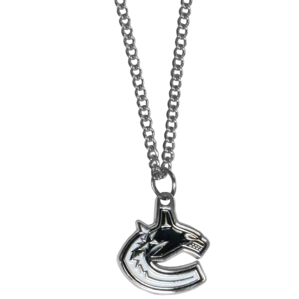 Vancouver Canucks Chain Necklace with Small Charm - Vancouver Canucks - Flyclothing LLC
