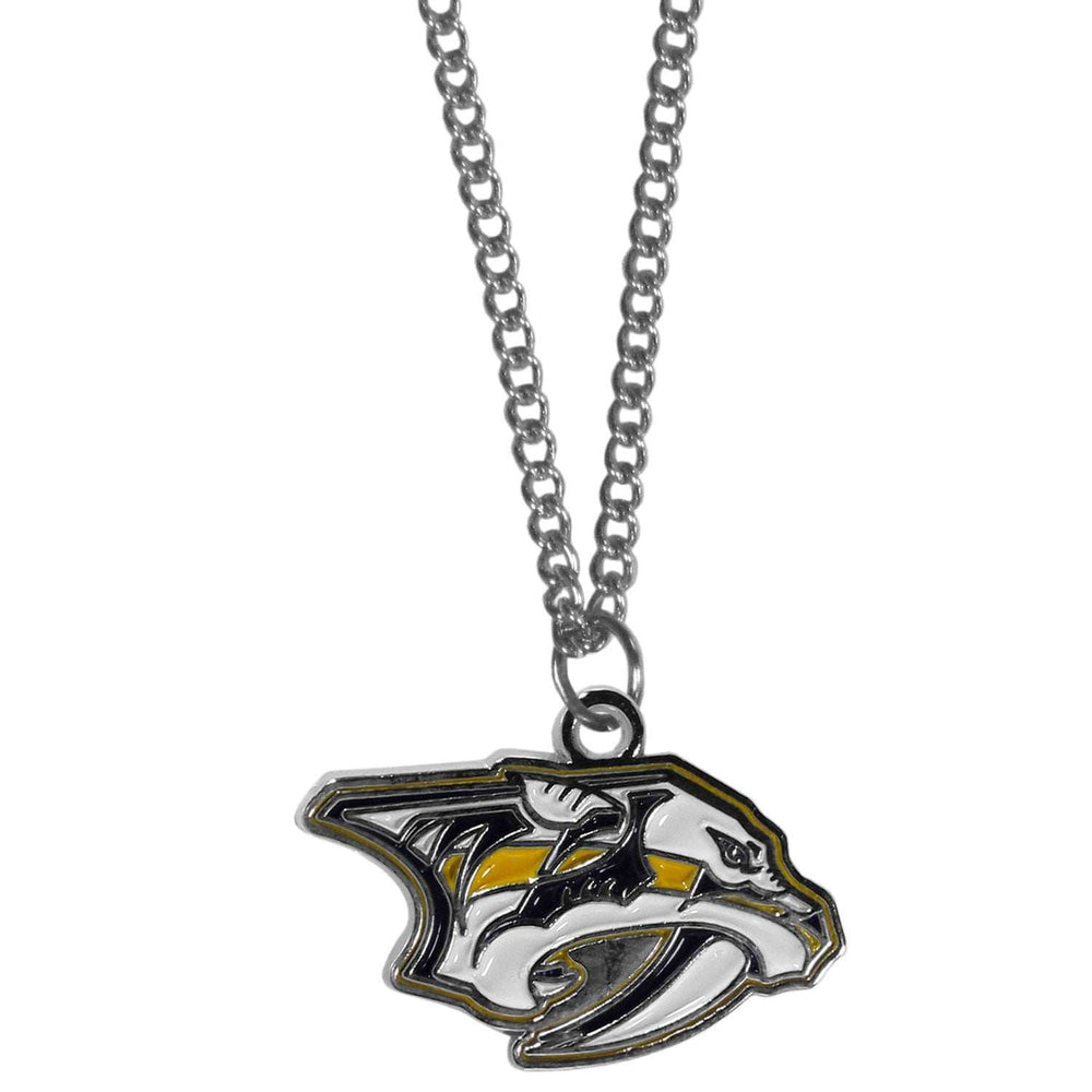 Nashville Predators Chain Necklace with Small Charm - Nashville Predators - Flyclothing LLC