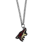 Arizona Coyotes Chain Necklace with Small Charm - Arizona Coyotes - Flyclothing LLC