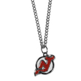 New Jersey Devils Chain Necklace with Small Charm - New Jersey Devils - Flyclothing LLC
