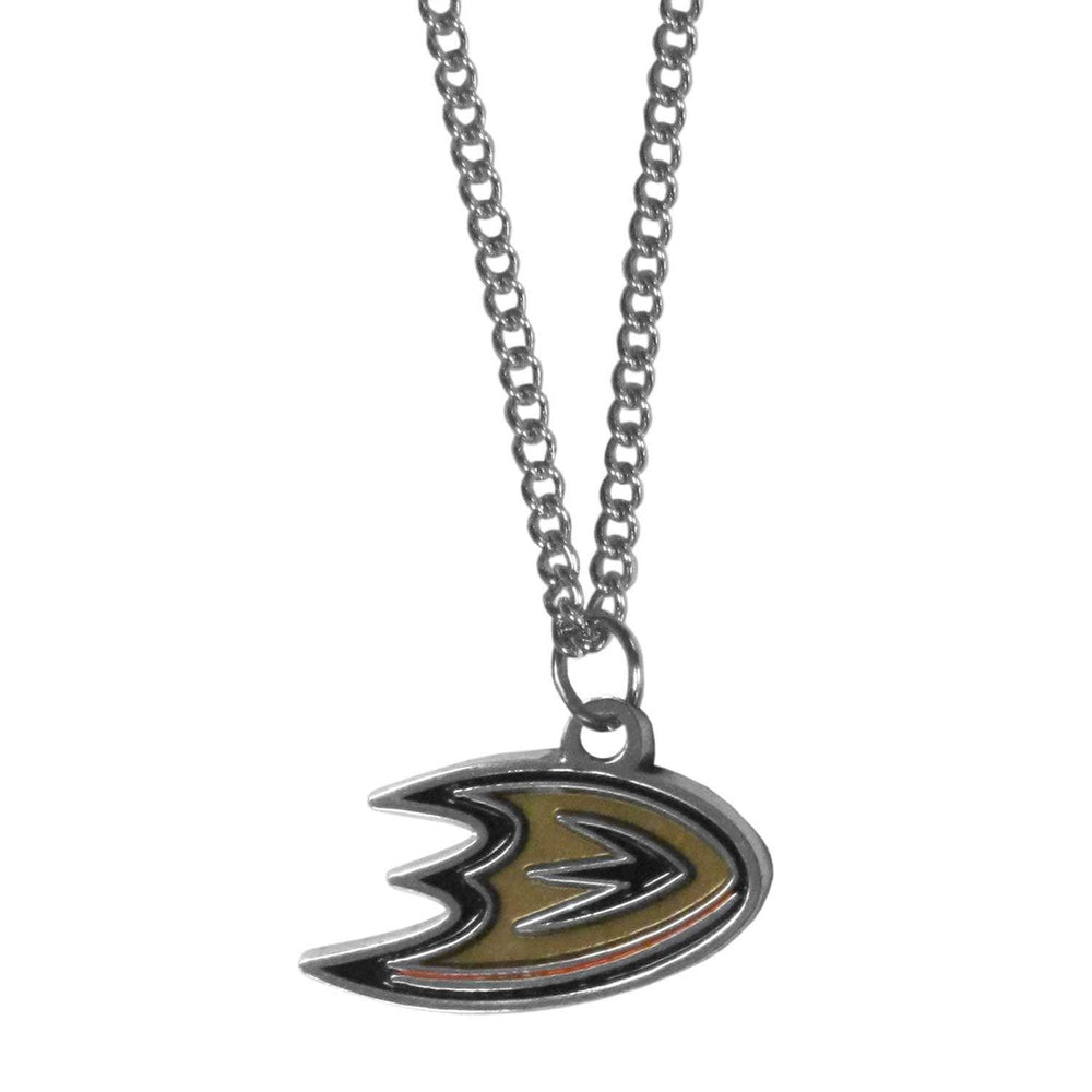 Anaheim Ducks Chain Necklace with Small Charm - Anaheim Ducks - Flyclothing LLC