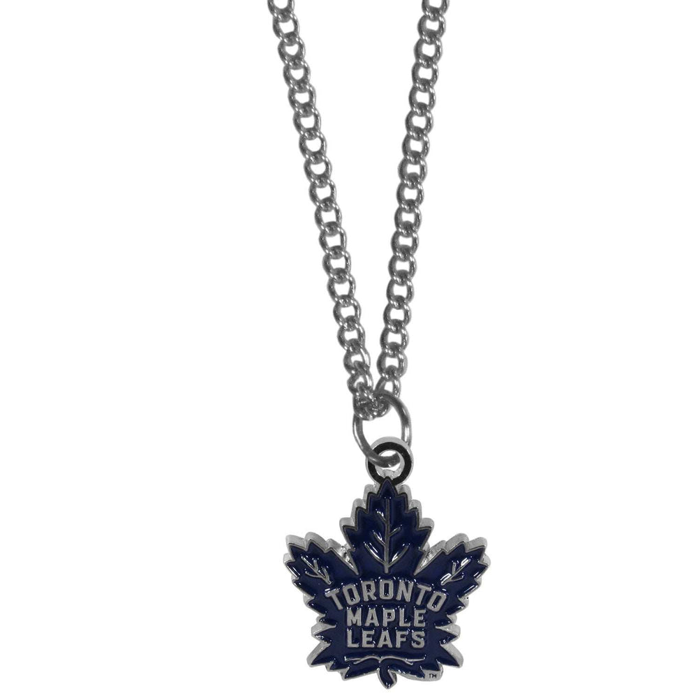 Toronto Maple Leafs Chain Necklace with Small Charm - Toronto Maple Leafs - Flyclothing LLC