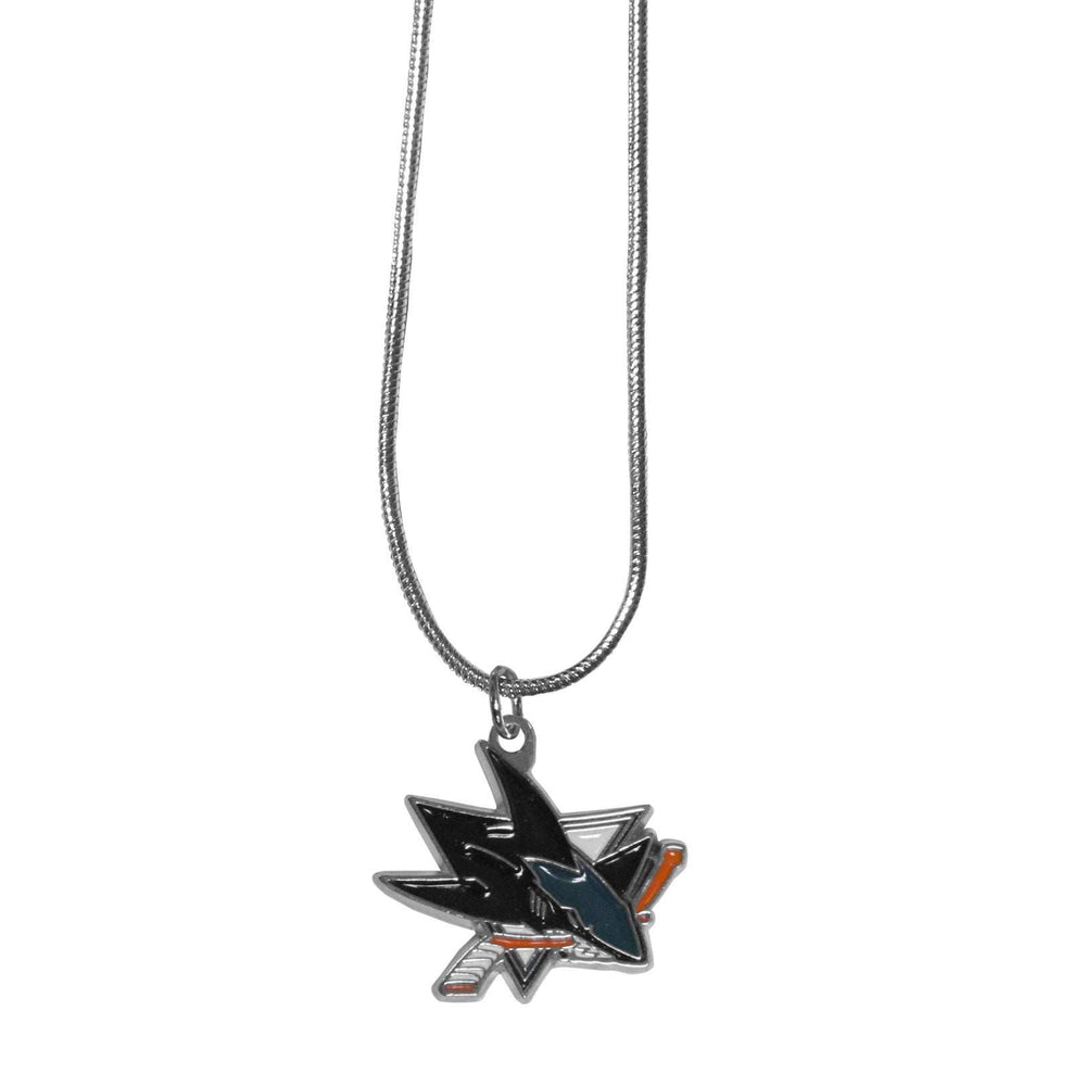 San Jose Sharks Snake Chain Necklace - San Jose Sharks - Flyclothing LLC