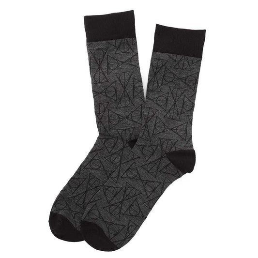 Harry Potter Deathly Hallows Black Men's Socks - Cufflinks.com - Flyclothing LLC