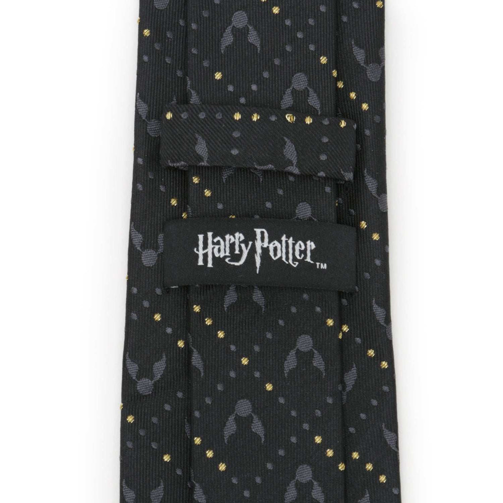 Harry Potter Golden Snitch Black Silk Men's Tie - Cufflinks.com - Flyclothing LLC
