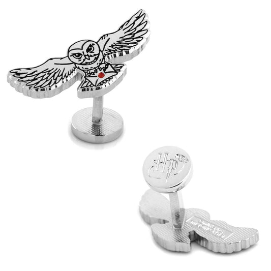 Harry Potter Hedwig Owl Cufflinks - Cufflinks.com - Flyclothing LLC