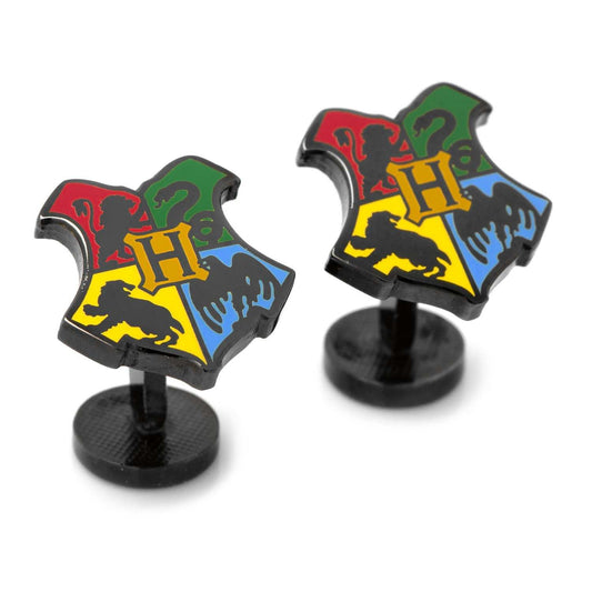 Harry Potter Hogwarts Shield Cufflinks - Cufflinks.com - Flyclothing LLC