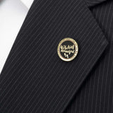 Harry Potter Mischief Managed Gold Lapel Pin - Cufflinks.com - Flyclothing LLC