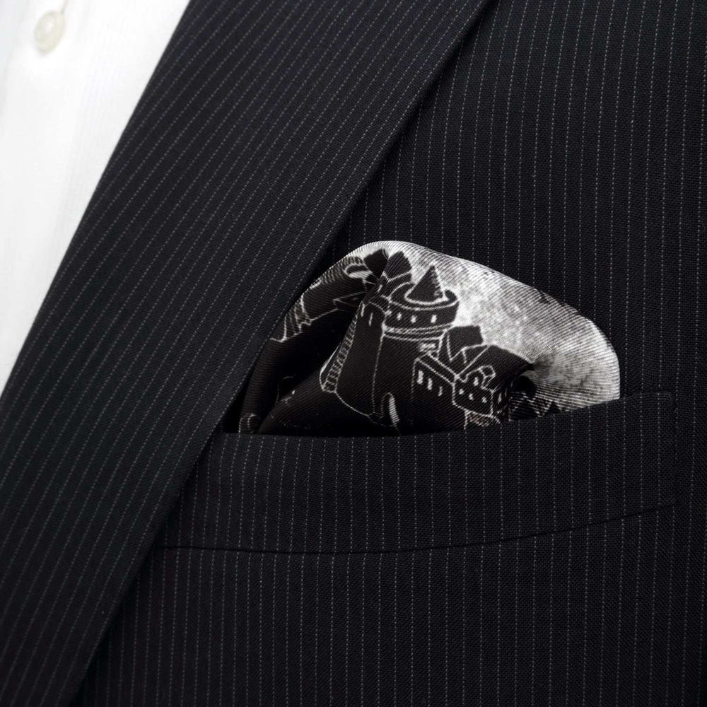 Harry Potter Marauder's Map Pocket Square - Cufflinks.com - Flyclothing LLC