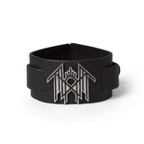Alchemy Gothic Sleep Token Leather Wrist Strap Bracelet - Alchemy Gothic - Flyclothing LLC