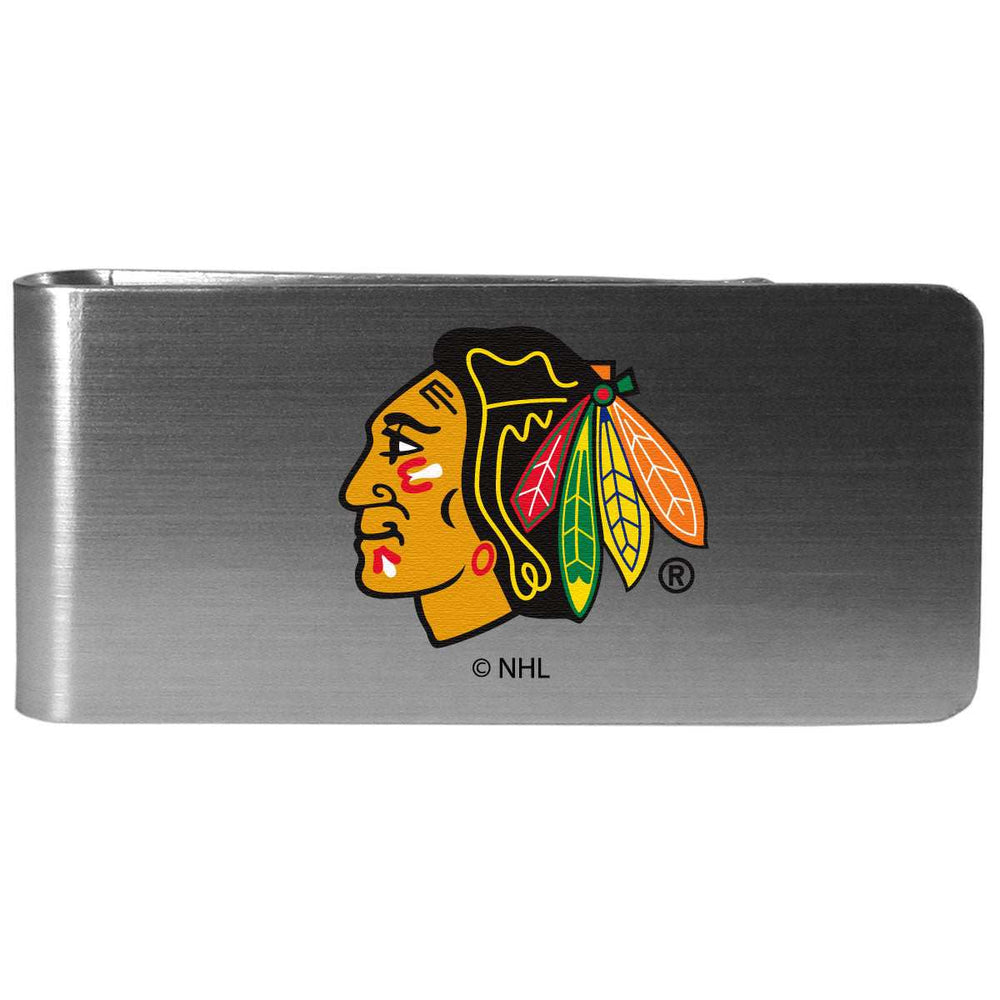Chicago Blackhawks Steel Money Clip Logo - Chicago Blackhawks - Flyclothing LLC