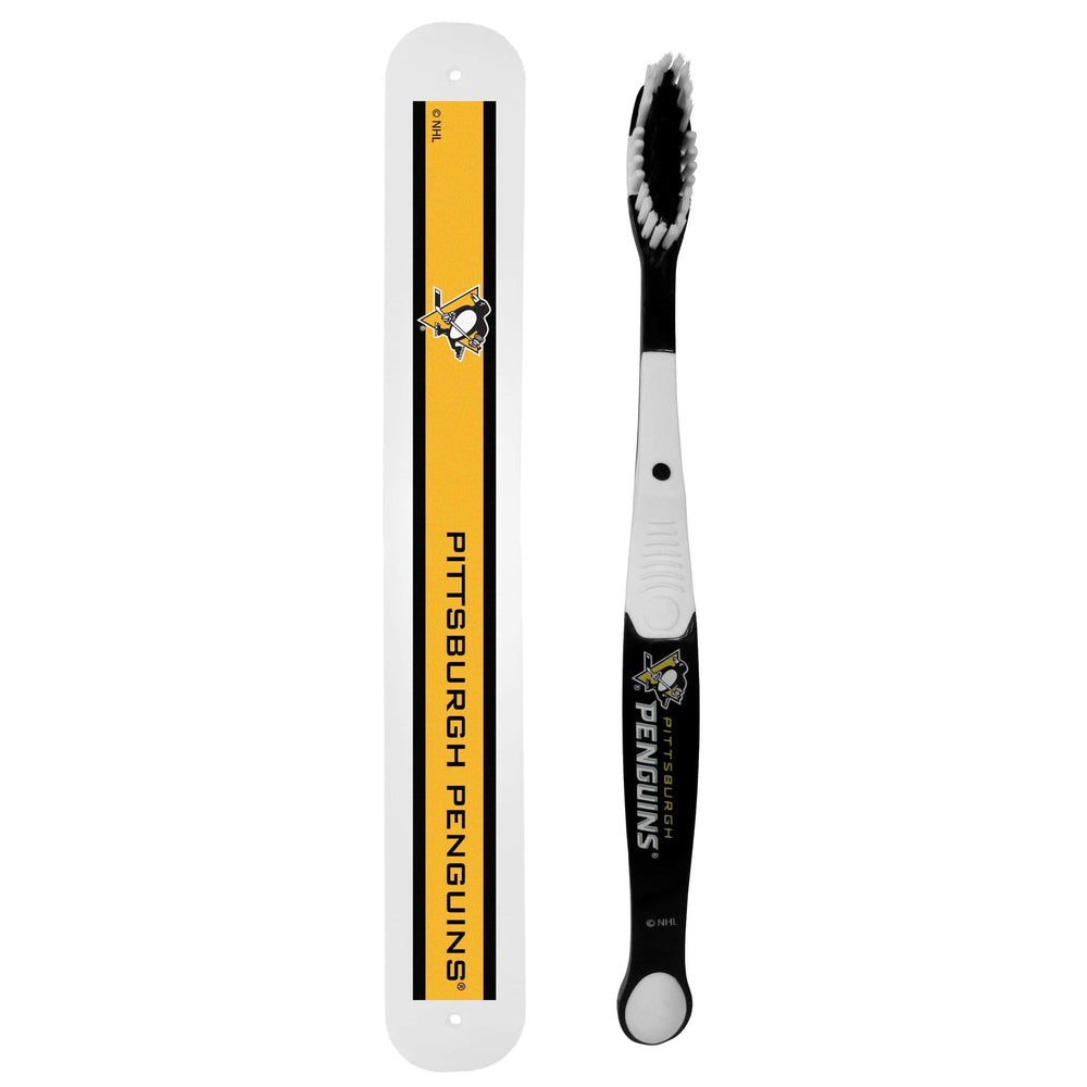 Pittsburgh Penguins® Toothbrush and Travel Case - Pittsburgh Penguins - Flyclothing LLC