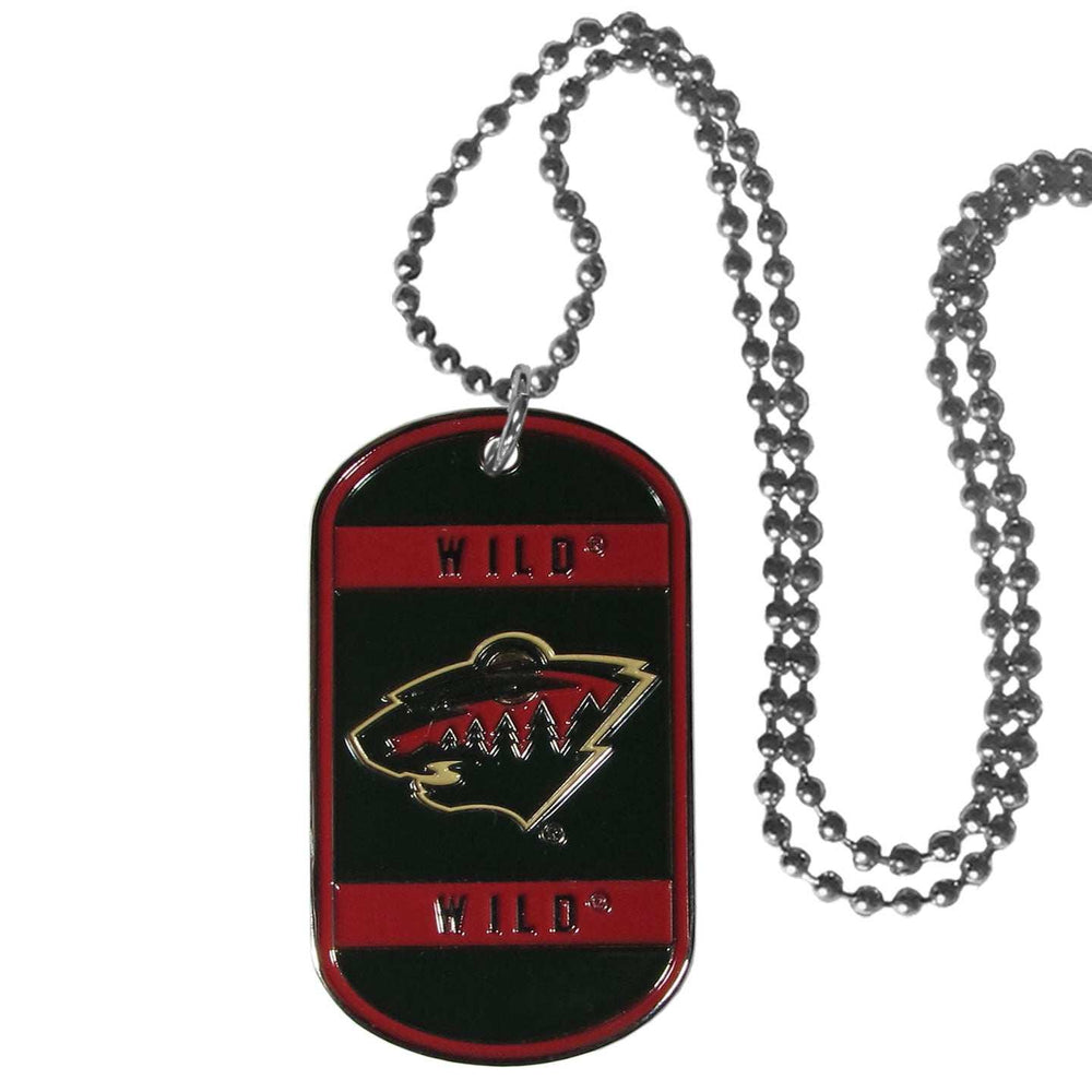 Minnesota Wild Tag Necklace - Minnesota Wild - Flyclothing LLC