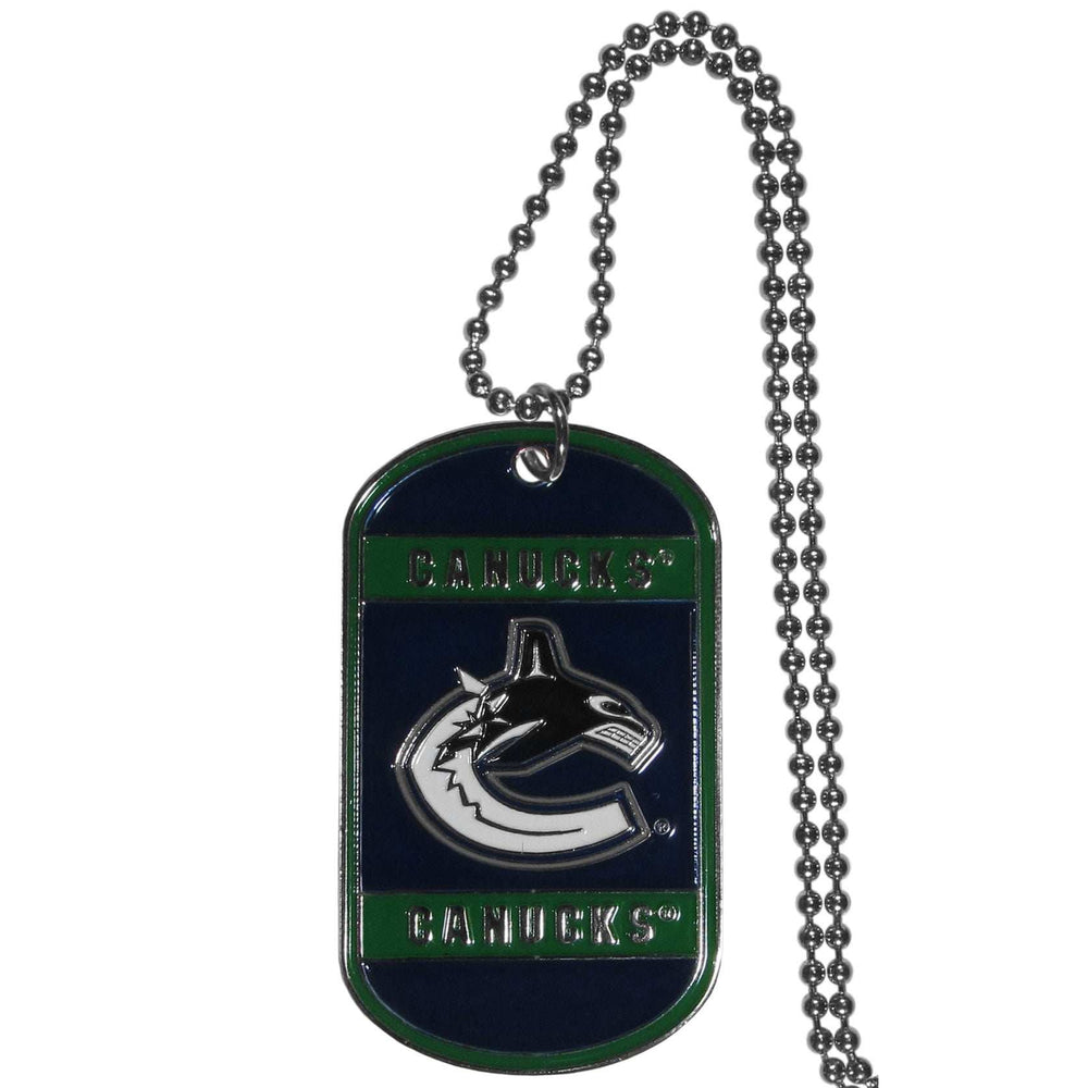 Vancouver Canucks Tag Necklace - Vancouver Canucks - Flyclothing LLC