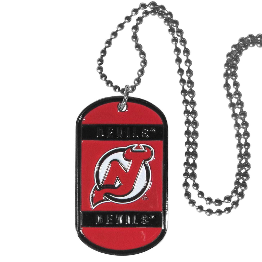 New Jersey Devils Tag Necklace - New Jersey Devils - Flyclothing LLC