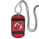 New Jersey Devils Tag Necklace - New Jersey Devils - Flyclothing LLC