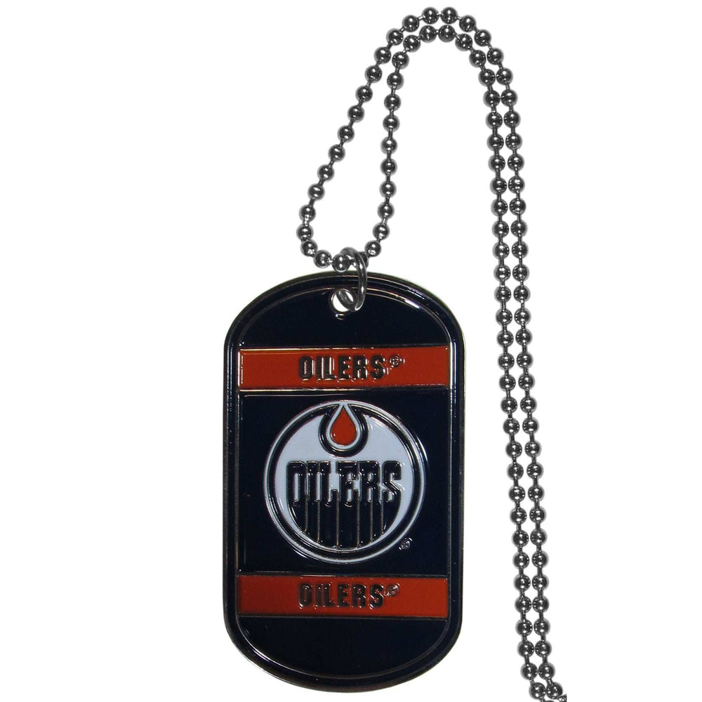 Edmonton Oilers Tag Necklace - Edmonton Oilers - Flyclothing LLC