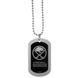 Buffalo Sabres Chrome Tag Necklace - Buffalo Sabres - Flyclothing LLC