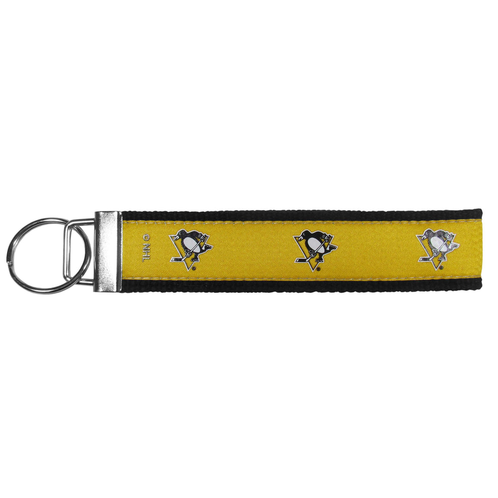 Pittsburgh Penguins Woven Wristlet Key Chain - Pittsburgh Penguins - Flyclothing LLC